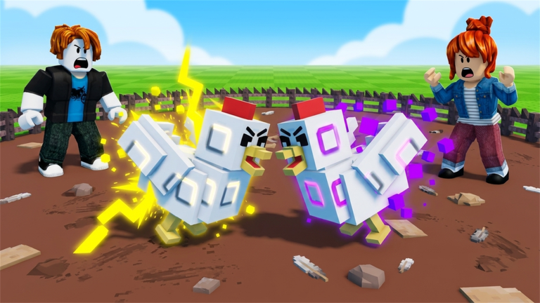 Grow a Chicken Fighter official Roblox cover art